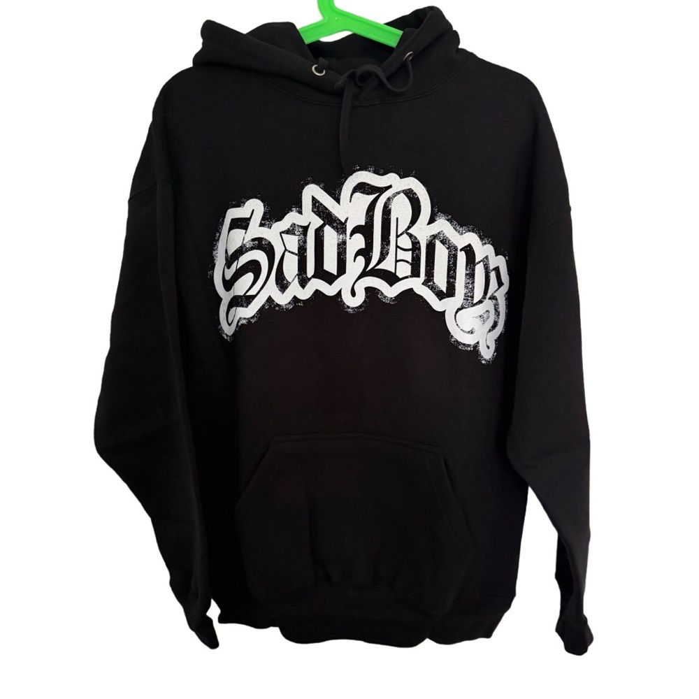 Sad Boyz Men’s Black Graphic Hoodie